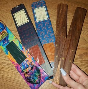 Incense and holders